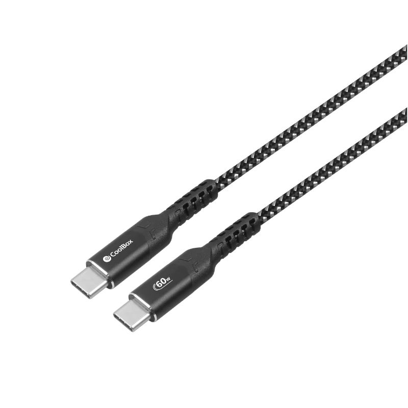 Coolbox Cable USB C USB C 60W Carga